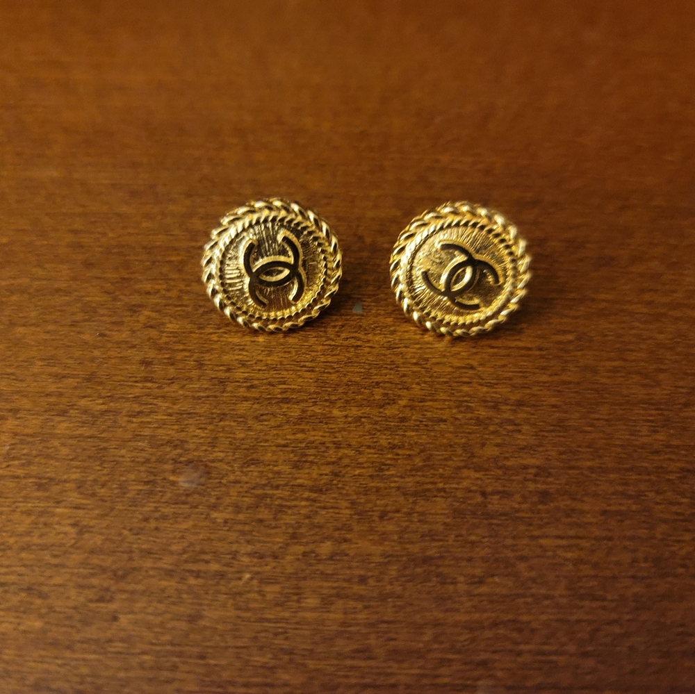 Repurposed Chanel Earrings